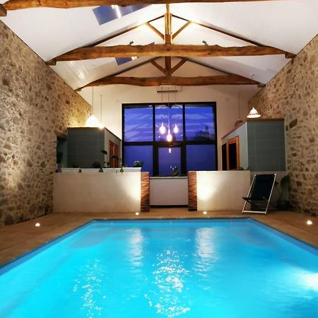 L'Escale Du Bocage Piscine Couverte Chauffee La Flocellière Exterior foto