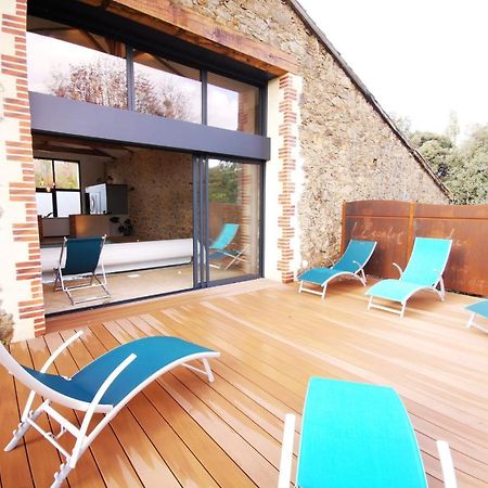 L'Escale Du Bocage Piscine Couverte Chauffee La Flocellière Exterior foto